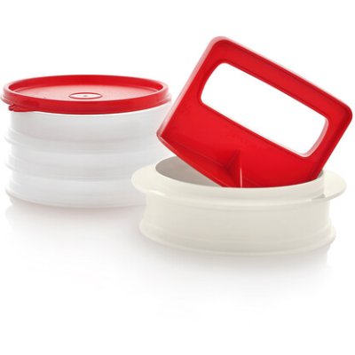 Tupperware «Чудо-котлетница» и охлаждающие лотки для бургеров, 4 шт.