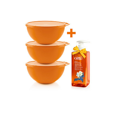 Tupperware «Милиан» (7,8 л), 3 шт. и TupperClean®